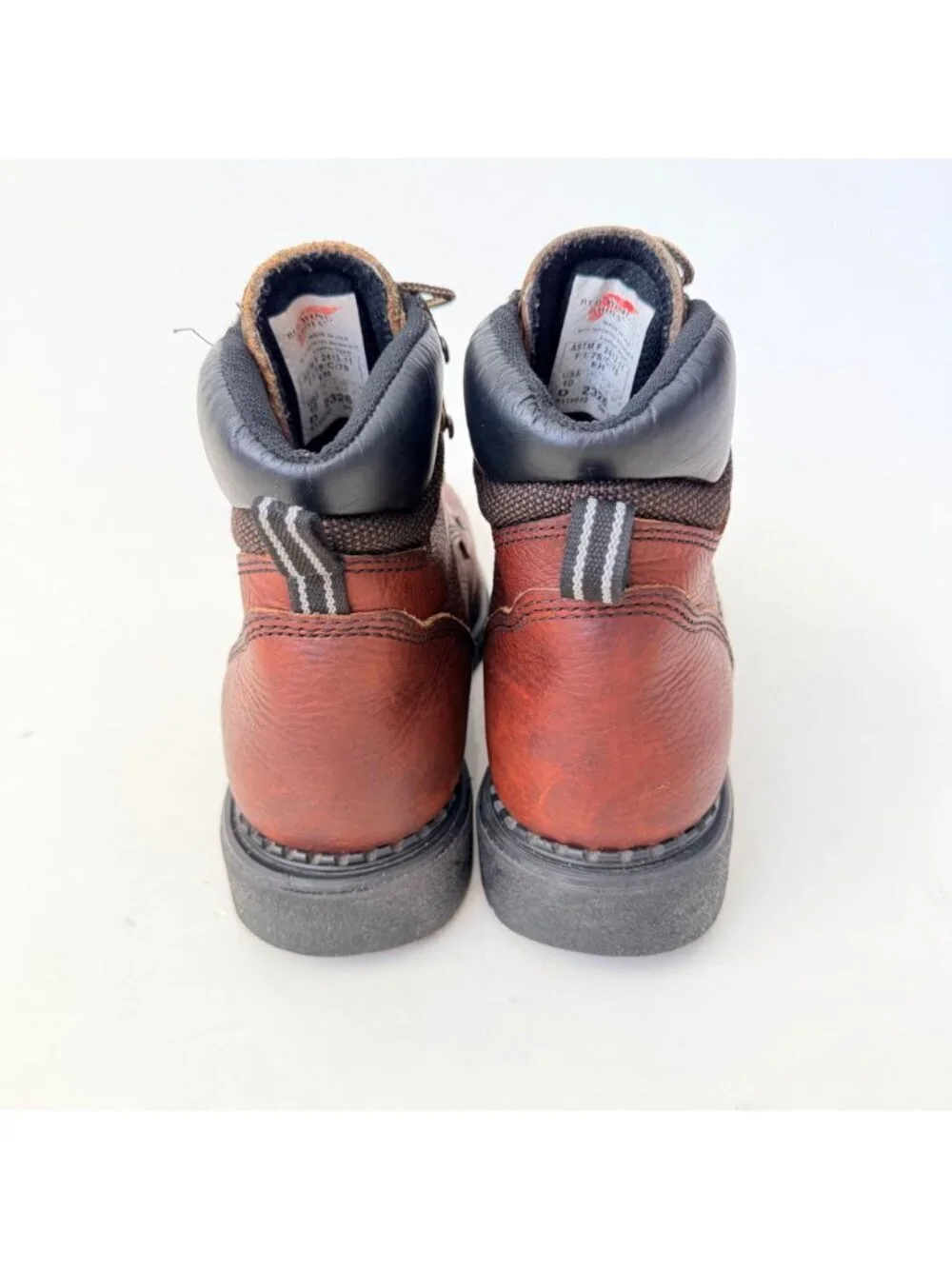 Red Wing Women 2326 Steel Toe Work Boots Brown Leather Supersole USA Size 10 D